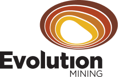 Logo of Evolution Mining, a client of Discovery Consulting