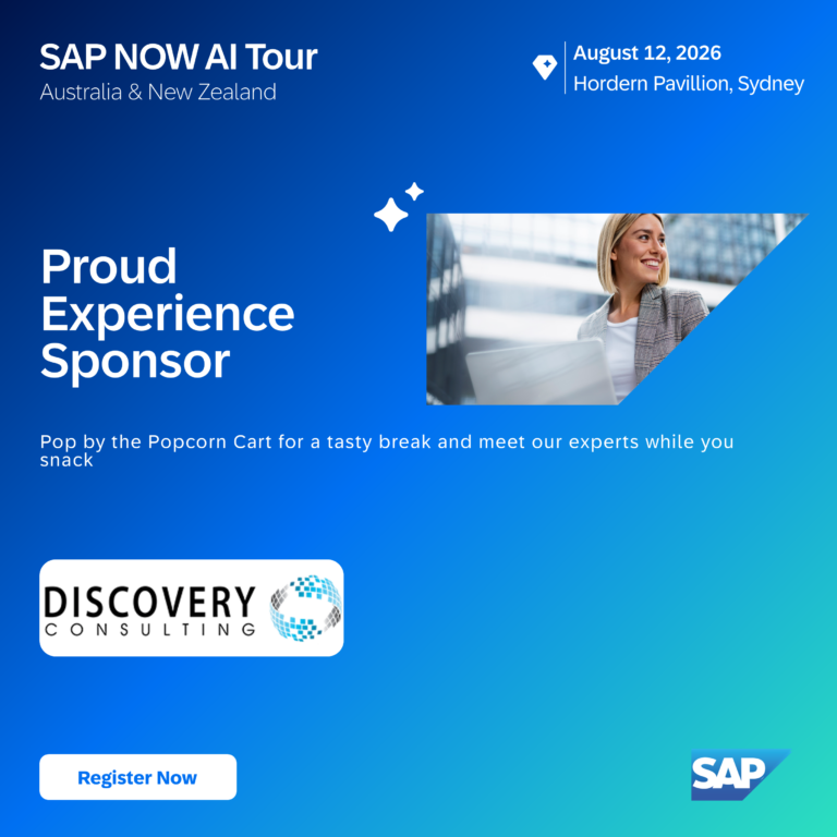 SAP NOW AI Tour Sydney event banner