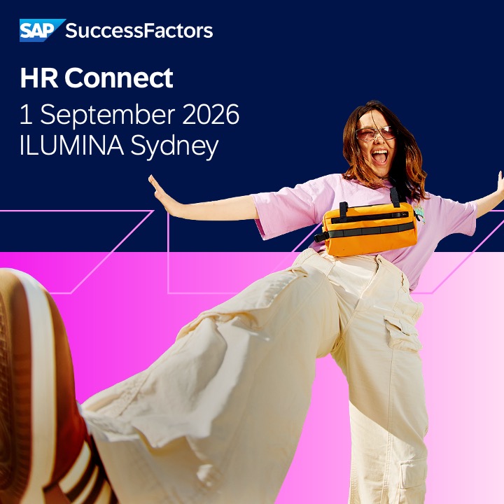 SAP HR Connect Sydney event promotional graphic